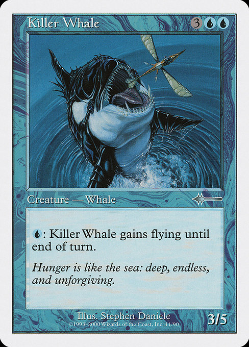 mtg whale cards Maui Ron Spears Power/Toughness7/5 Legalities NOT LEGALStandard NOT LEGALFuture LEGALHistoric LEGALTimeless LEGALGladiator NOT LEGALPioneer NOT LEGALExplorer LEGALModern LEGALLegacy NOT LEGALPauper LEGALVintage LEGALPenny LEGALCommander LEGALOathbreaker NOT LEGALStandardbrawl LEGALBrawl NOT LEGALAlchemy NOT LEGALPauper Commander LEGALDuel NOT LEGALOldschool NOT LEGALPremodern NOT LEGALPredh Vanishing 2 (This creature enters with two time counters on it Magic the Gathering Wilds of