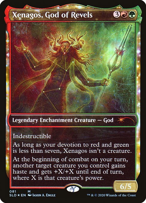 mtg red god cards Commander Deck EDH Deck The Locust 100 Magic Custom Deck Moonveil Games where X is that creatures power Xenagos God Of Revels -