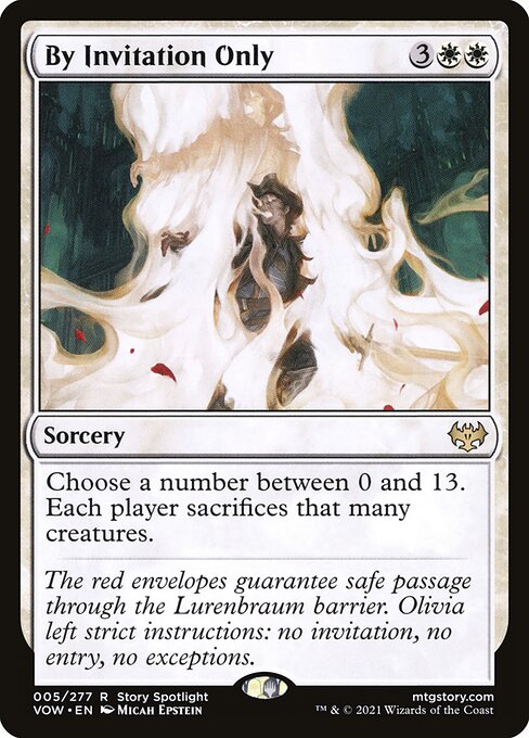 By Invitation Only - MTG Collection Builder By Invitation Only - MTG Collection Builder