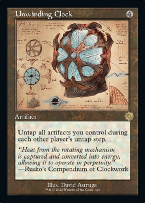 Unwinding Clock Schematic - MTG Collection Builder Unwinding Clock Schematic - MTG Collection Builder