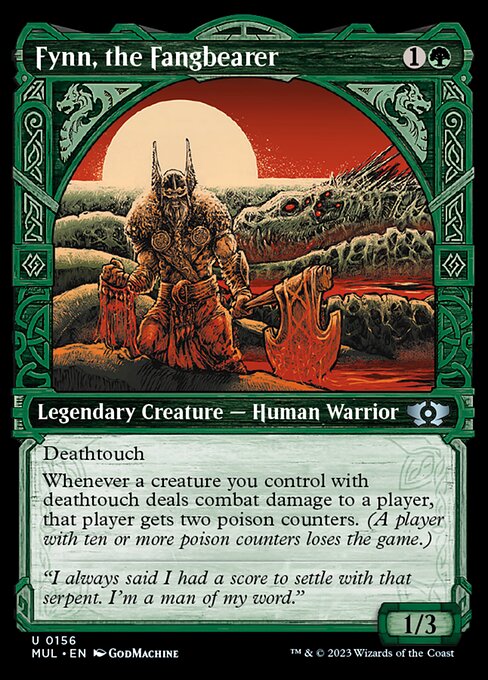 Fynn The Fangbearer Halo Foil - MTG Collection Builder Fynn The Fangbearer Halo Foil - MTG Collection Builder
