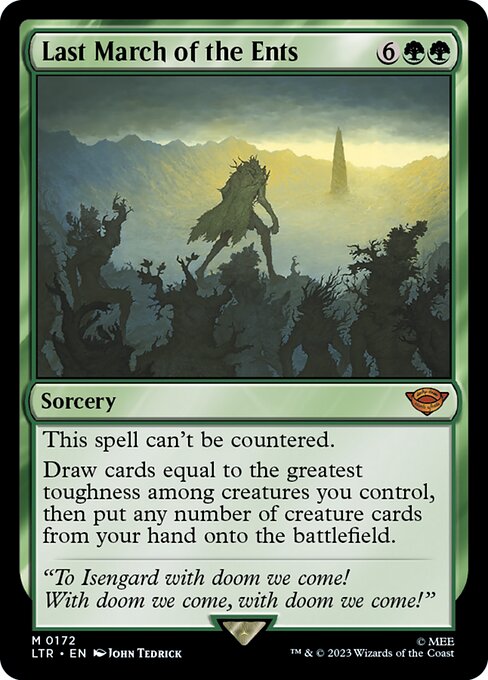 Last March Of The Ents - MTG Collection Builder Last March Of The Ents - MTG Collection Builder