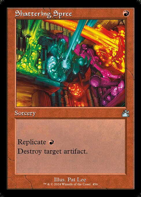 Shattering Spree Retro Frame - MTG Collection Builder Shattering Spree Retro Frame - MTG Collection Builder