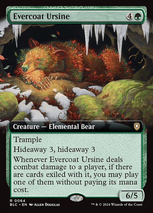 Evercoat Ursine Extended Art - MTG Collection Builder Evercoat Ursine Extended Art - MTG Collection Builder