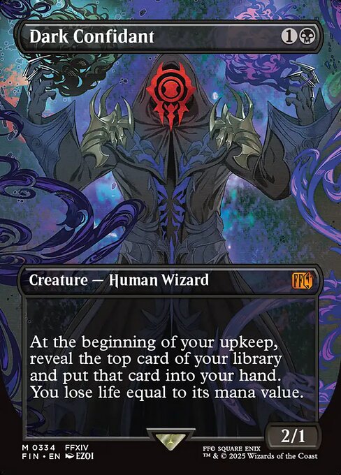 Dark Confidant Borderless - MTG Collection Builder Dark Confidant Borderless - MTG Collection Builder