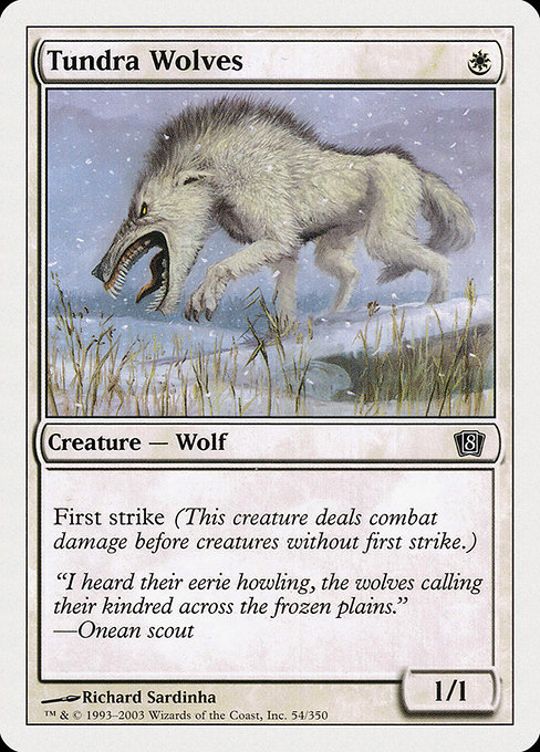 Tundra Wolves - MTG Collection Builder Tundra Wolves - MTG Collection Builder