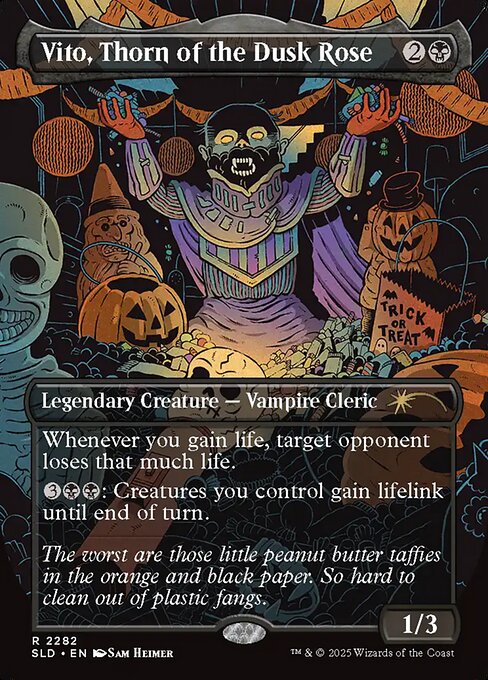 Vito Thorn Of The Dusk Rose Rainbow Foil - MTG Collection Builder