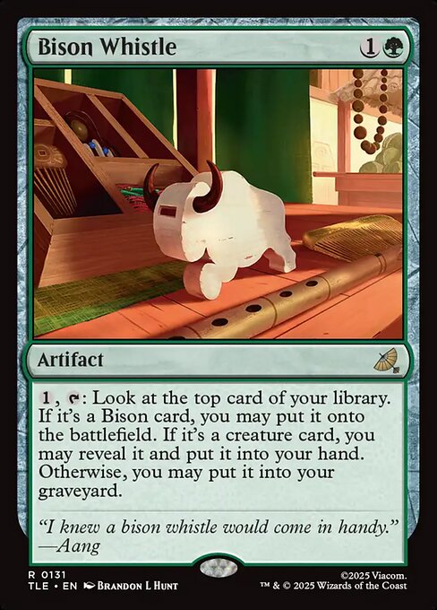 Bison Whistle - MTG Collection Builder Bison Whistle - MTG Collection Builder