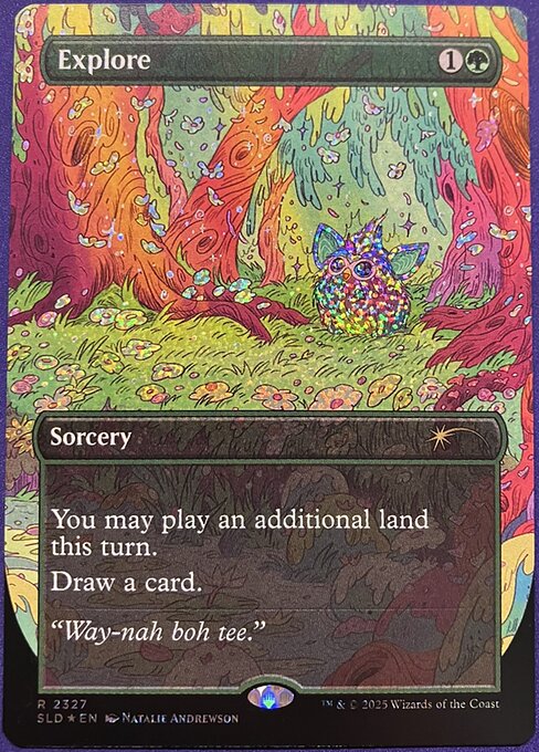 mtg confetti card Magic The Gathering - Chaos put those cards onto the battlefield Magic The Gathering Chaos Confetti